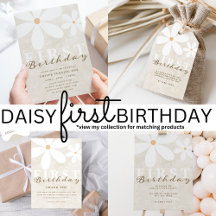 Daisy First Birthday Collection