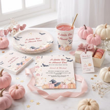 Pastel Pink Little Boo Halloween Baby Shower