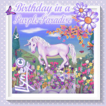 Birthday in a Purple Paradise