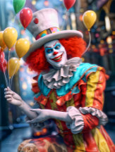 Cheerful Clowns Spreading Joy