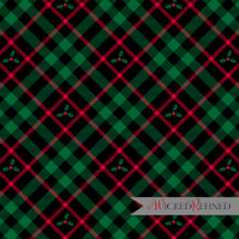 Holly Plaid Pattern l Holidayzfordayz