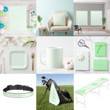 Turquoise Green Soft Pale White Pastel Solid Color