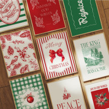 Vintage & Christian Holiday Wall Art