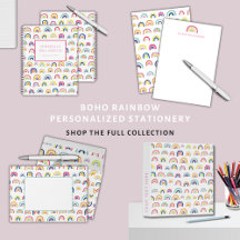 Rainbow Stationery