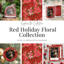 Red Floral Christmas Collection