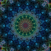 Best fractal mandalas throw pillows