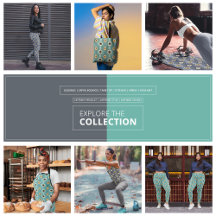 Geometric Sunflower Seamless Pattern