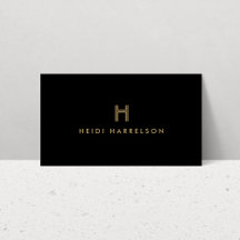 Art Deco Monogram Initial Brand Suite