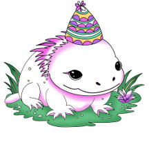 Axolotl Themed Girl's Birthday Party and Gifts