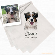 Custom Wedding Pet Napkins