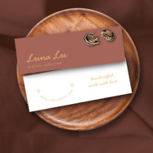 Jewelry Business Display Cards