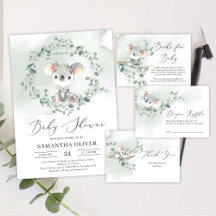 33_Cute baby koala eucalyptus set