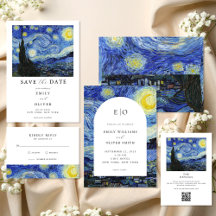 Vincent Van Gogh Starry Night Wedding