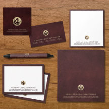 Oxblood Elegance Legal Office Essentials