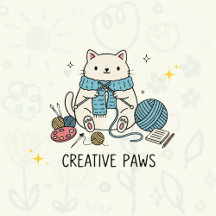White Cat: Creative Paws