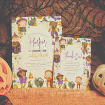 Spooky Boy & Girl Halloween Birthday Party