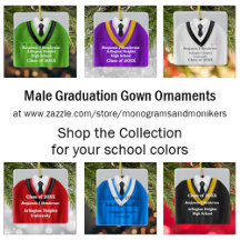 Male Graduation Gown Ornaments