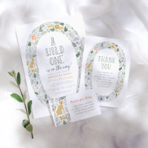 A Wild One Safari Animals Baby Shower