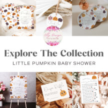 A Little Pumpkin Modern Baby Shower