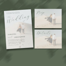 Modern Sage Green Calligraphy Wedding Collection