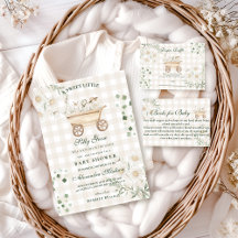 Sage Daisy Silly Goose Baby Shower