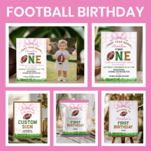 Football Girl Birthday