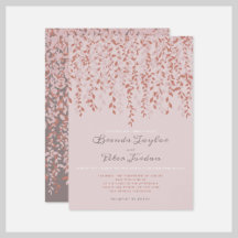 Elegant Blush Pink Cascading Vines