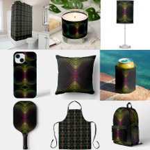 Colorful Groovy Psychedelic Pattern Abstract Art