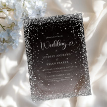 Modern Glitter Wedding & Bridal Acrylic Collection