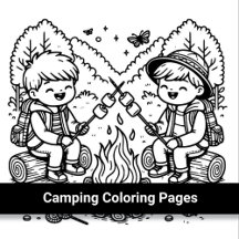 Coloring Page for Campers