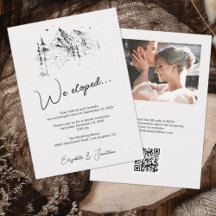 We Eloped - Wedding announcements