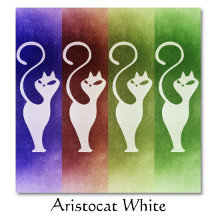 AristoCat White Cat Silhouettes
