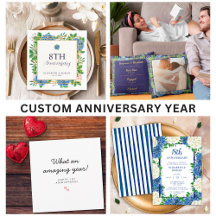 ANY YEAR WEDDING ANNIVERSARY Stationery & Supplies
