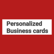 Personalized Business Card Template Update Details