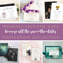 Elegant Wedding Save-the-Date Cards