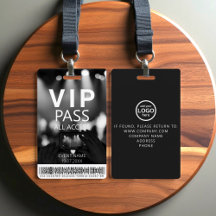 VIP All Access Event Badge