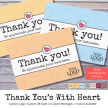 Custom Business Thank You Postcards