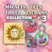 MAGNETS, TILE, TRIVETS, KEYCHAINS, CASTERS    # 3