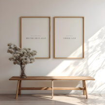 The Calm Wall Collection – Minimalist Quote