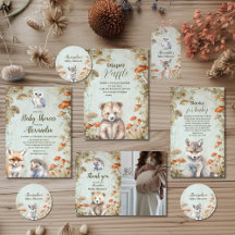 Boho Woodland Baby Shower
