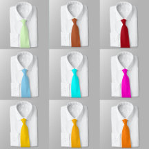Solid Color Neckties Collection 1