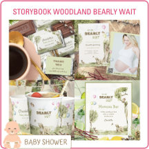 Storybook Woodland Bearly Wait Baby Shower