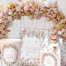 Whimsical Enchanted Fairy Garden 4th Birthday