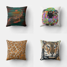 Throw Pillows With Animal Designs 
