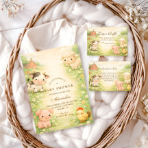 Countryside Barnyard Baby Shower