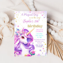 Pink Unicorn Birthday Party