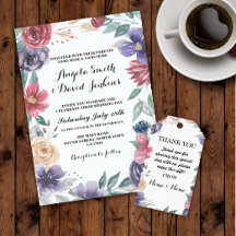 Jewel Watercolor Flowers collection