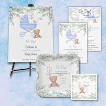 Oh Boy! Baby Shower Collection