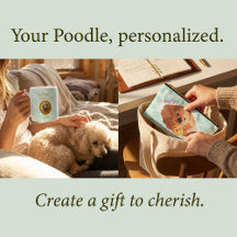Custom Photo Poodle | Pastel Diamond Gifts