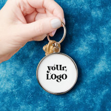 Minimalist Logo Business keychain